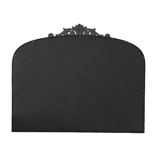 31" Black Arch Iron Framed Accent Mirror HomeRoots
