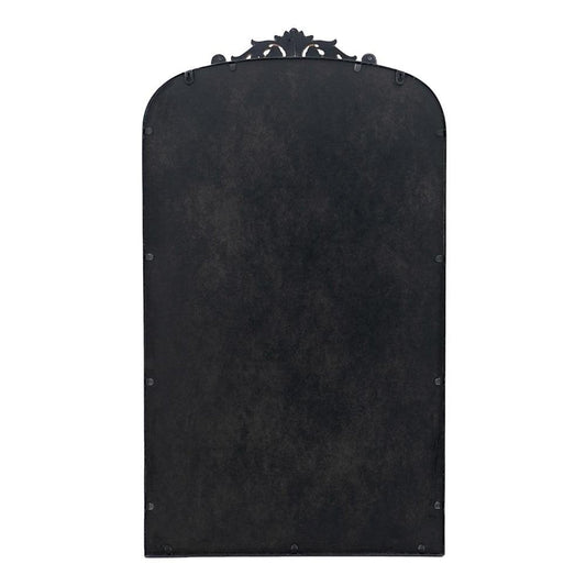 42" Black Arch Iron Framed Accent Mirror HomeRoots