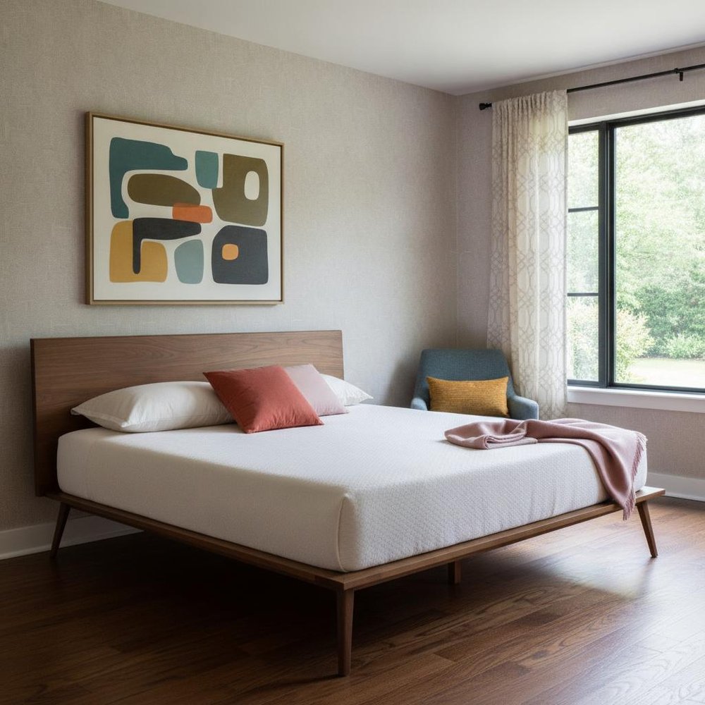 Brown Wood King Bed Frame HomeRoots