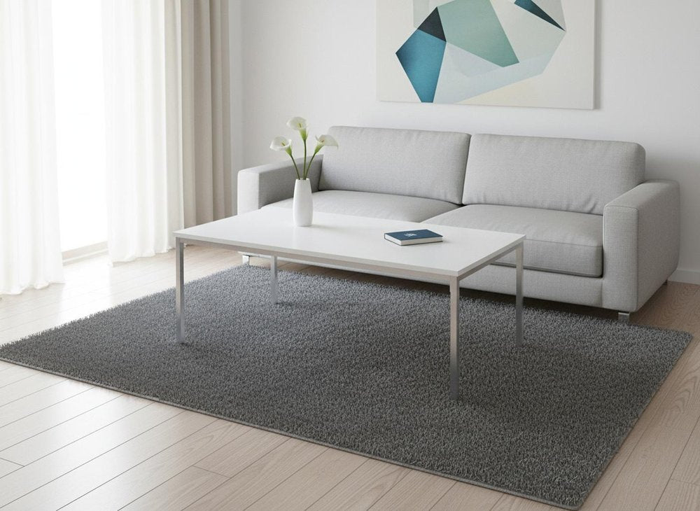 40" White And Silver Metal Coffee Table HomeRoots