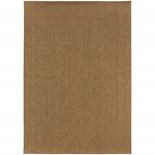 Tan Stain Resistant Indoor Outdoor Area Rug FurniFindUSA