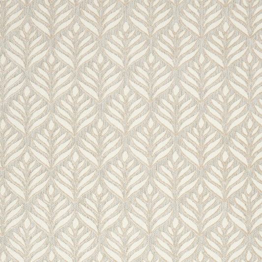 8' X 11' Ivory and Gray Floral Non Skid Indoor Outdoor Area Rug