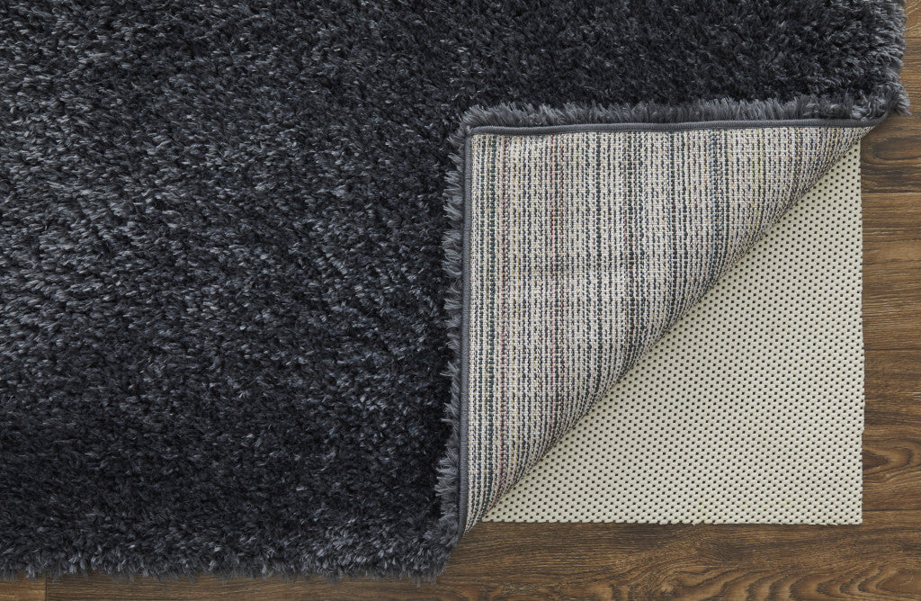 10' X 14' Black Shag Power Loom Area Rug - 20.0" (L) x 34.0" (W) x 0.39" (H) FurniFindUSA