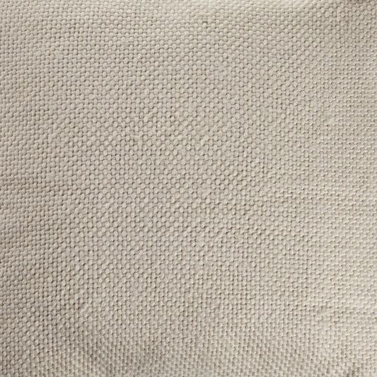 18" Cream Cotton Throw Pillow