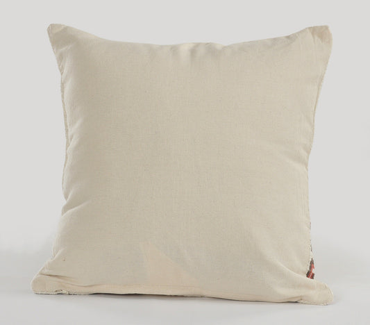 18" X 18" Brown And Beige 100% Cotton Abstract Zippered Pillow FurniFindUSA