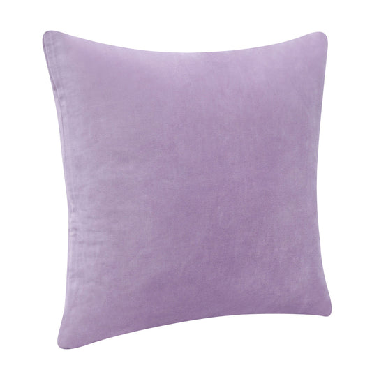 20" X 20" Purple 100% Cotton Zippered Pillow FurniFindUSA