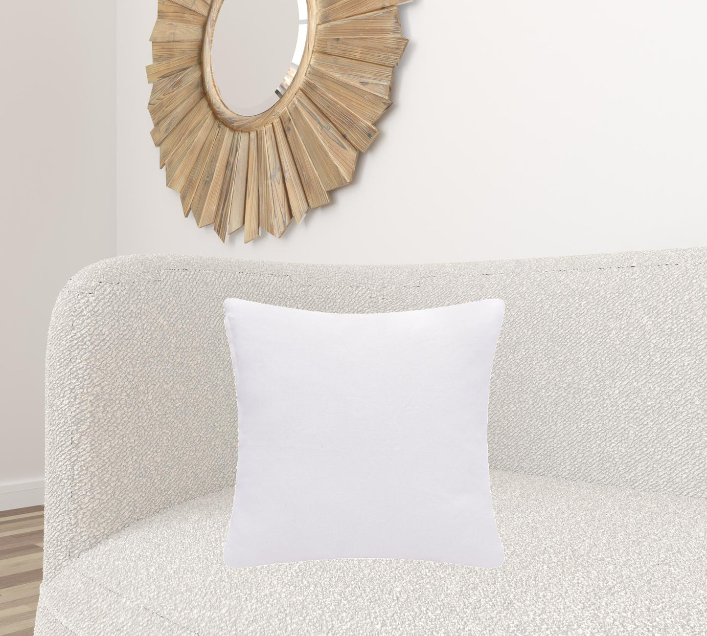 20" X 20" Blue And White 100% Cotton Diamond Zippered Pillow FurniFindUSA