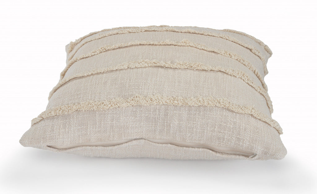 20" X 20" Birch 100% Cotton Zippered Pillow 4.0" (L) x 20.0" (W) x 20.0" (H) FurniFindUSA