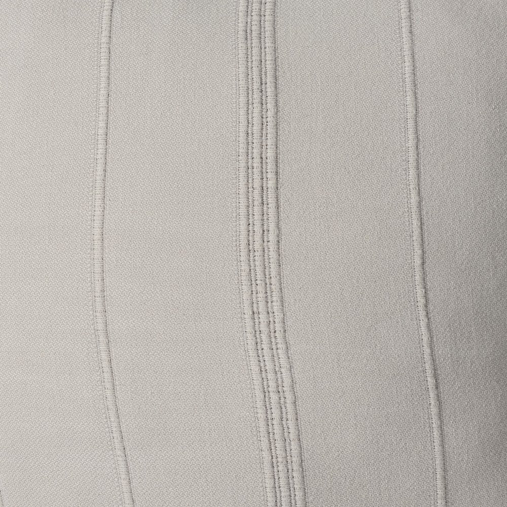 18" X 18" Beige 100% Cotton Zippered Pillow HomeRoots