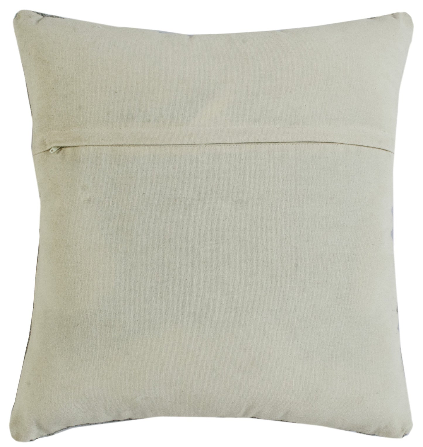 20" X 20" Gray Black Yellow And Ivory 100% Cotton Geometric Zippered Pillow FurniFindUSA