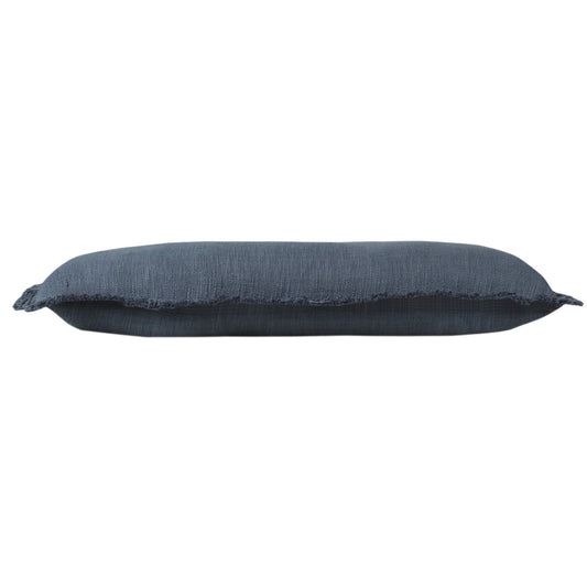 14" X 36" Navy Blue 100% Cotton Zippered Pillow FurniFindUSA