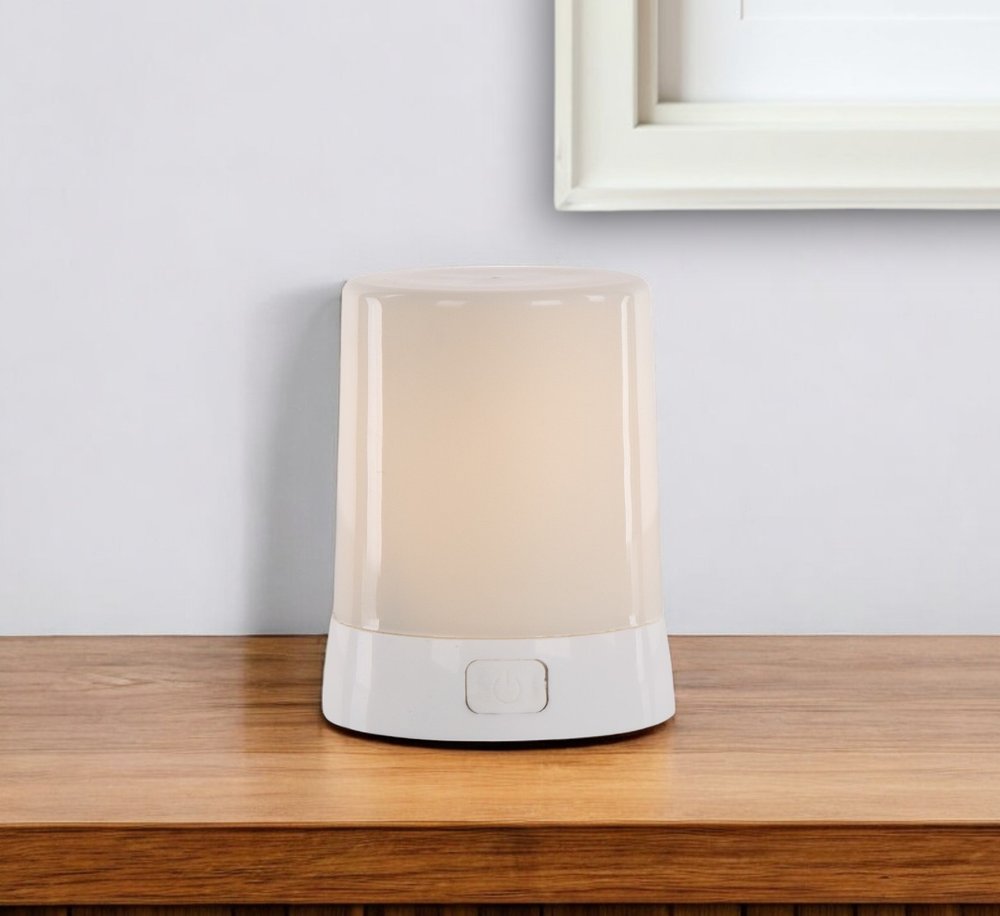 3" White Flameless Designer Candle HomeRoots