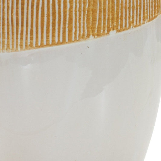 Brown 10 Ounce Round Pot Planter No additional pieces included HomeRoots