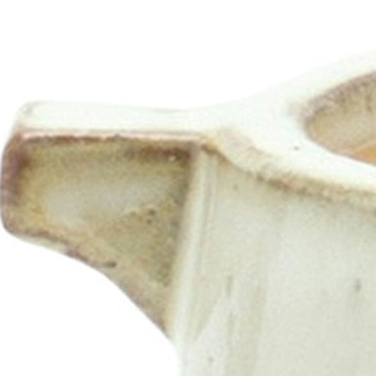 6" Gray Clay Round Pot Planter HomeRoots