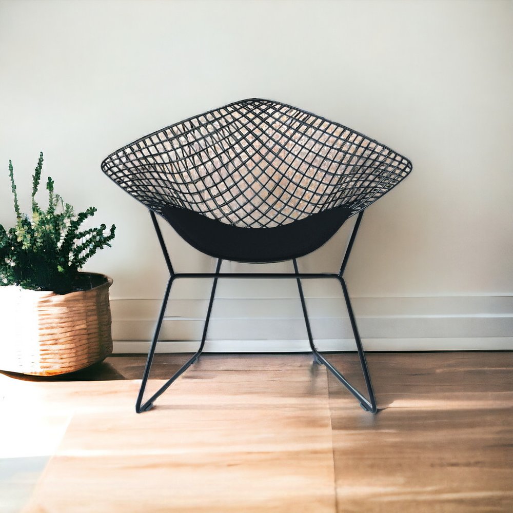 32" Black Lounge Chair HomeRoots