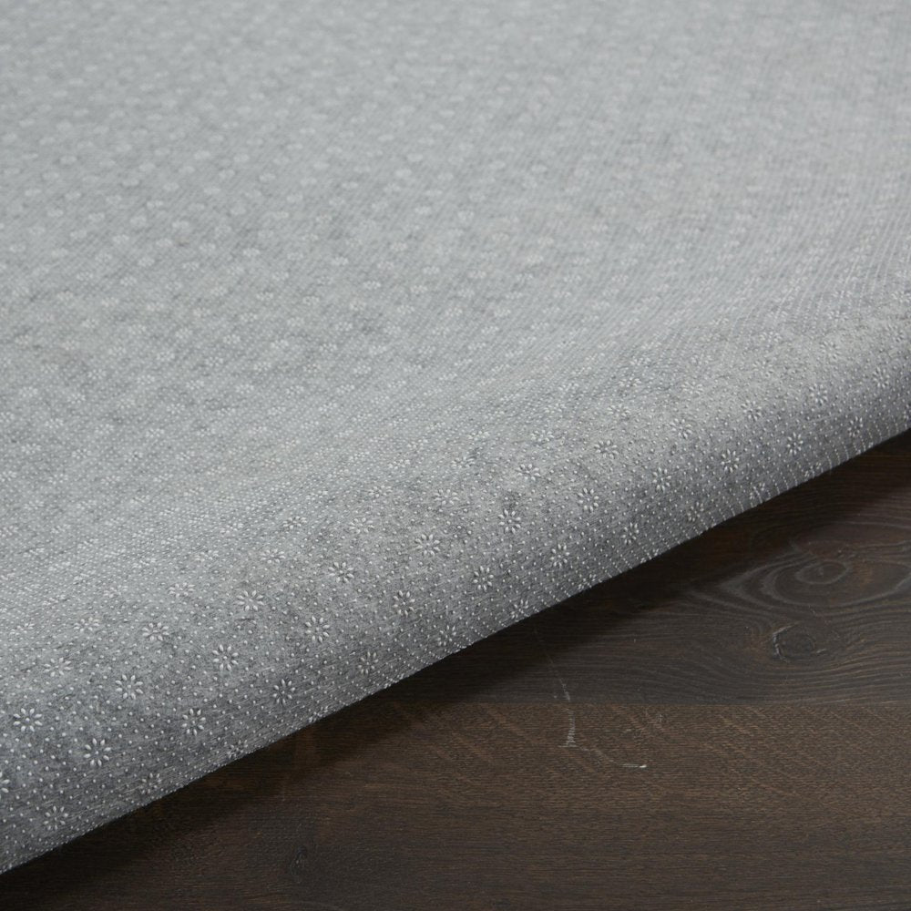 8' Round Gray Non Slip Rug Pad HomeRoots