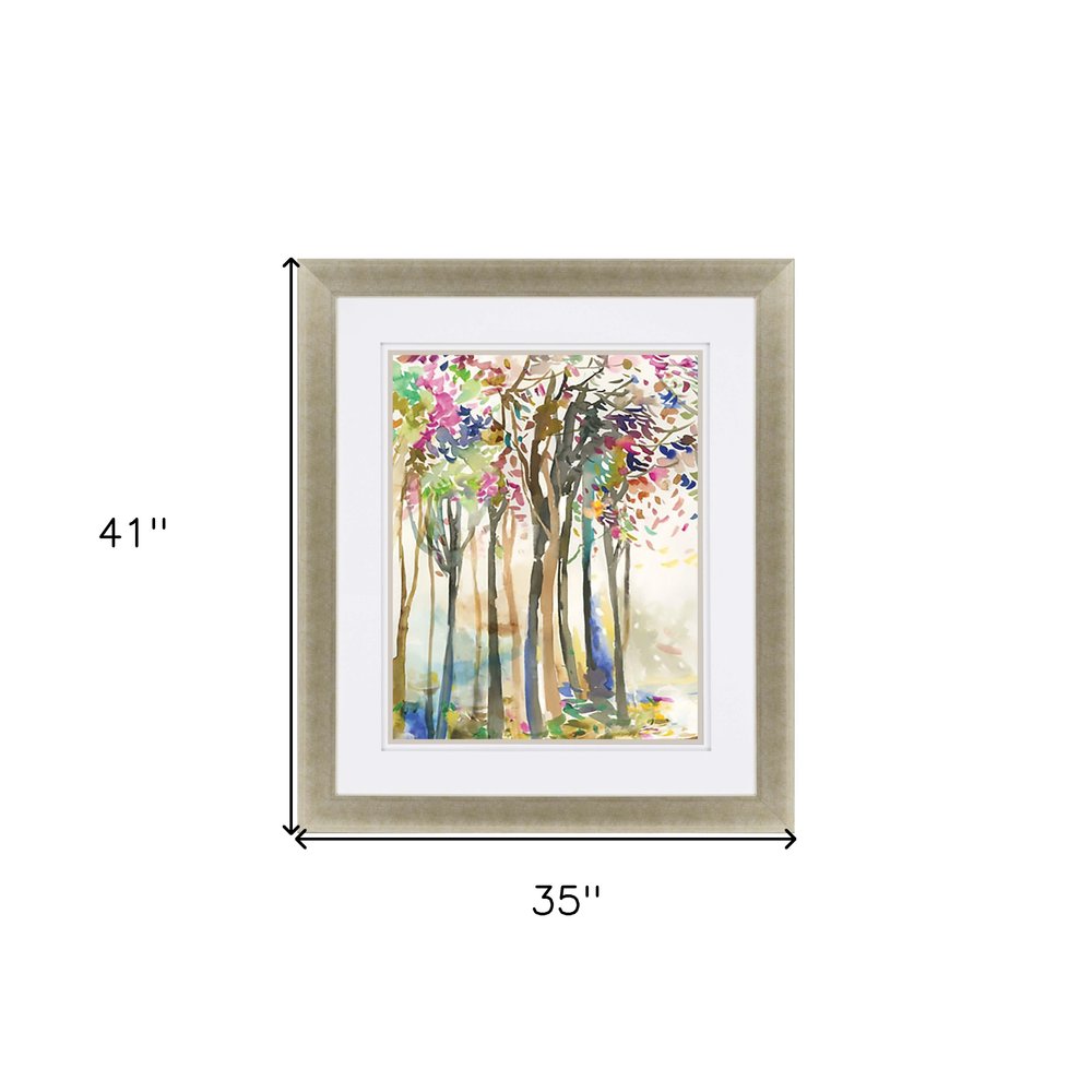 Sunny Path II Gold Framed Print Wall Art HomeRoots