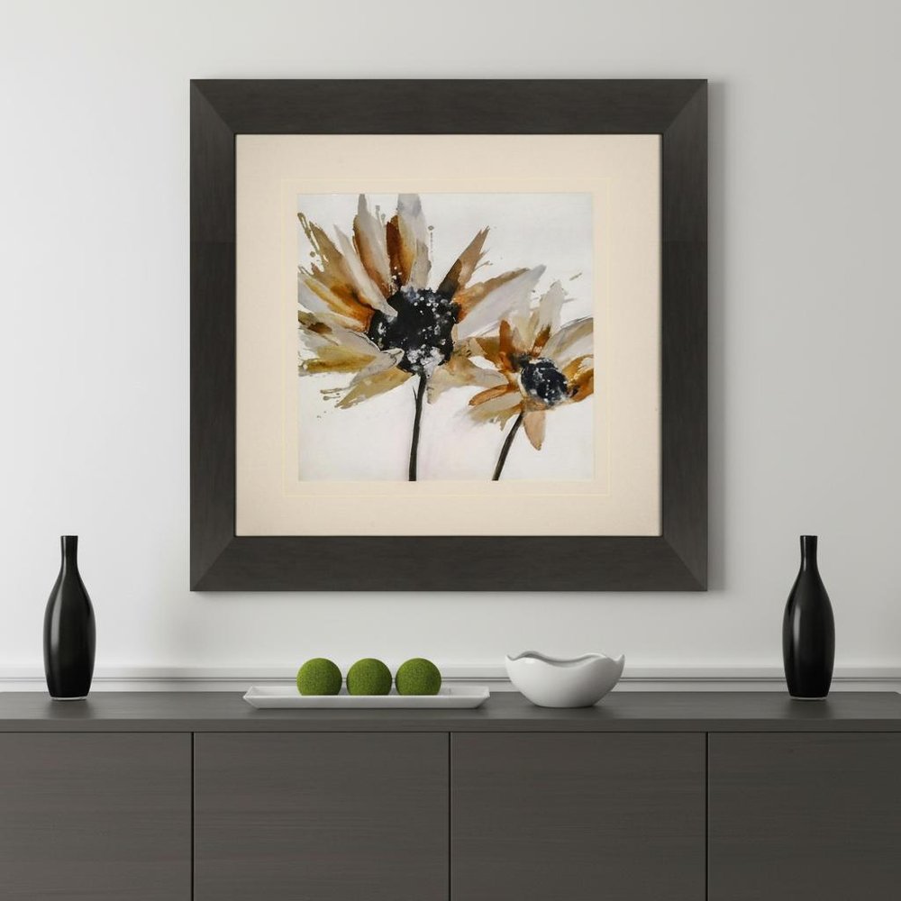Sepia Bloom I Brown Framed Print Wall Art HomeRoots