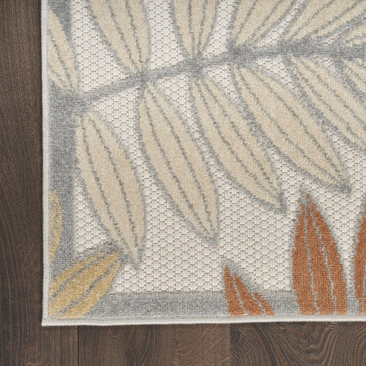 4' X 6' Blue Indoor Outdoor Area Rug