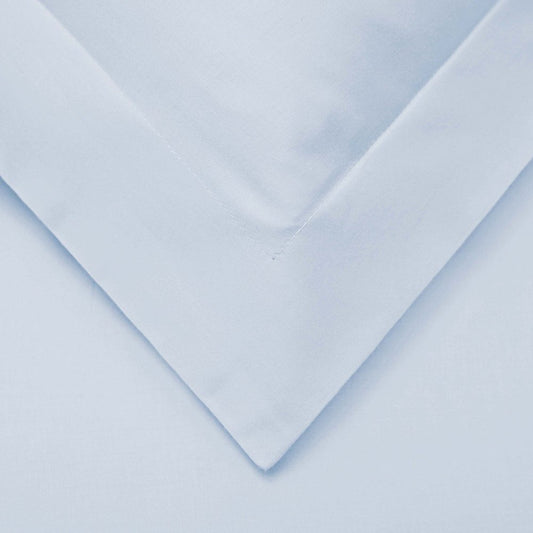 Light Blue Queen Cotton Blend Washable Duvet Cover Set HomeRoots