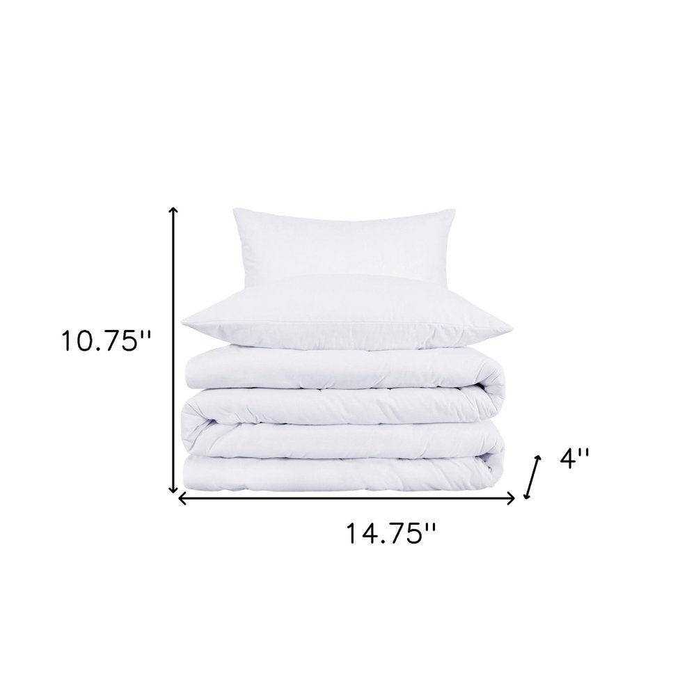 White King Cotton Blend 1000 Thread Count Washable Duvet Cover Set HomeRoots