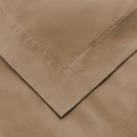 Taupe Queen Cotton Washable Duvet Cover Set