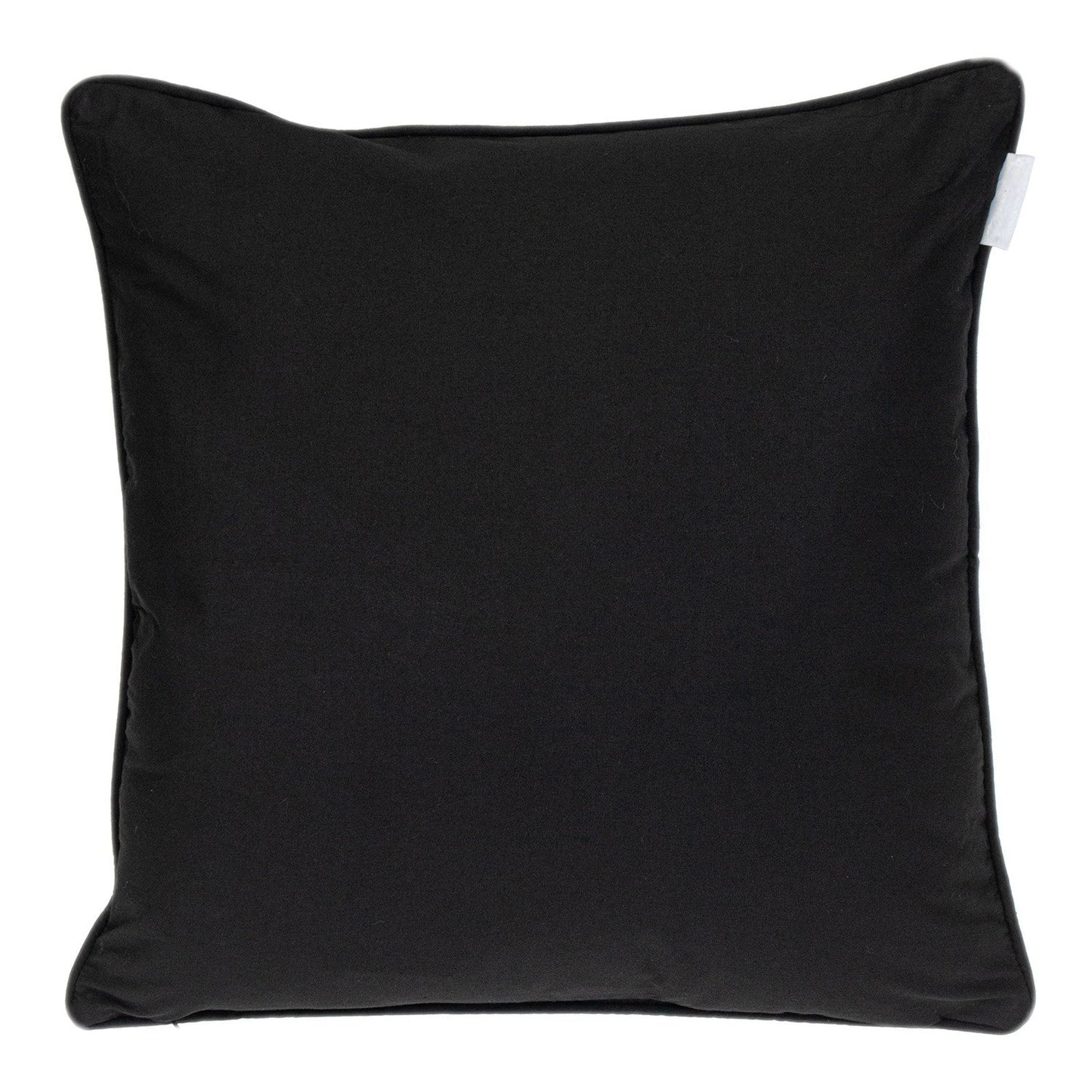 20" Black and White Geometric Cotton Throw Pillow 0.5" (L) x 20.0" (W) x 20.0" (H) FurniFindUSA