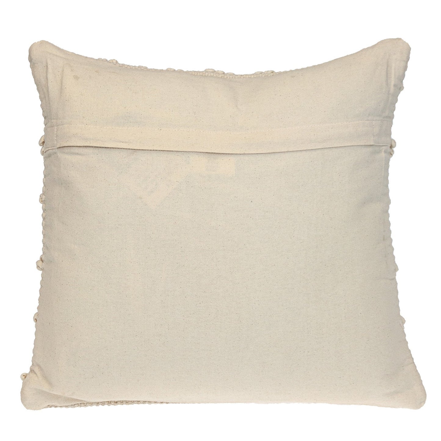 20" Off White Geometric Cotton Throw Pillow FurniFindUSA