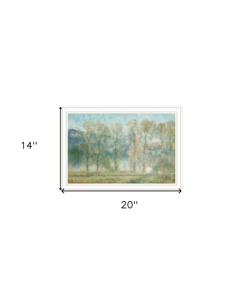 Peaceful Tree Line Black Framed Print Wall Art HomeRoots