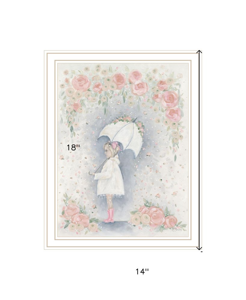 Georgia In The Rain White Framed Print Wall Art HomeRoots