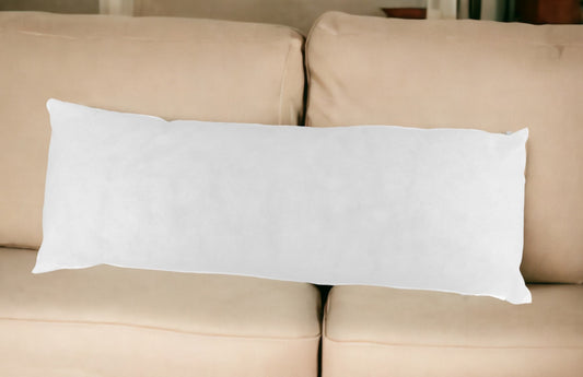 12" X 24" White Throw Pillow Insert FurniFindUSA