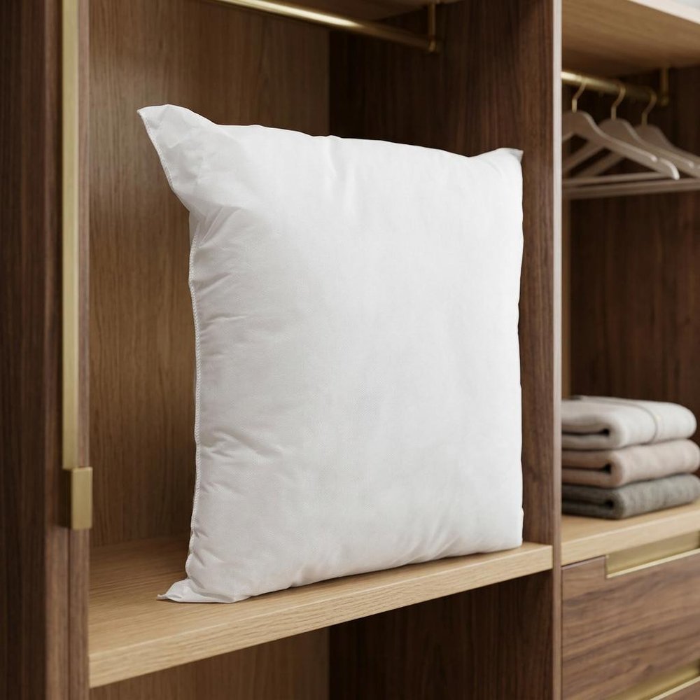 24" White Throw Pillow Insert HomeRoots