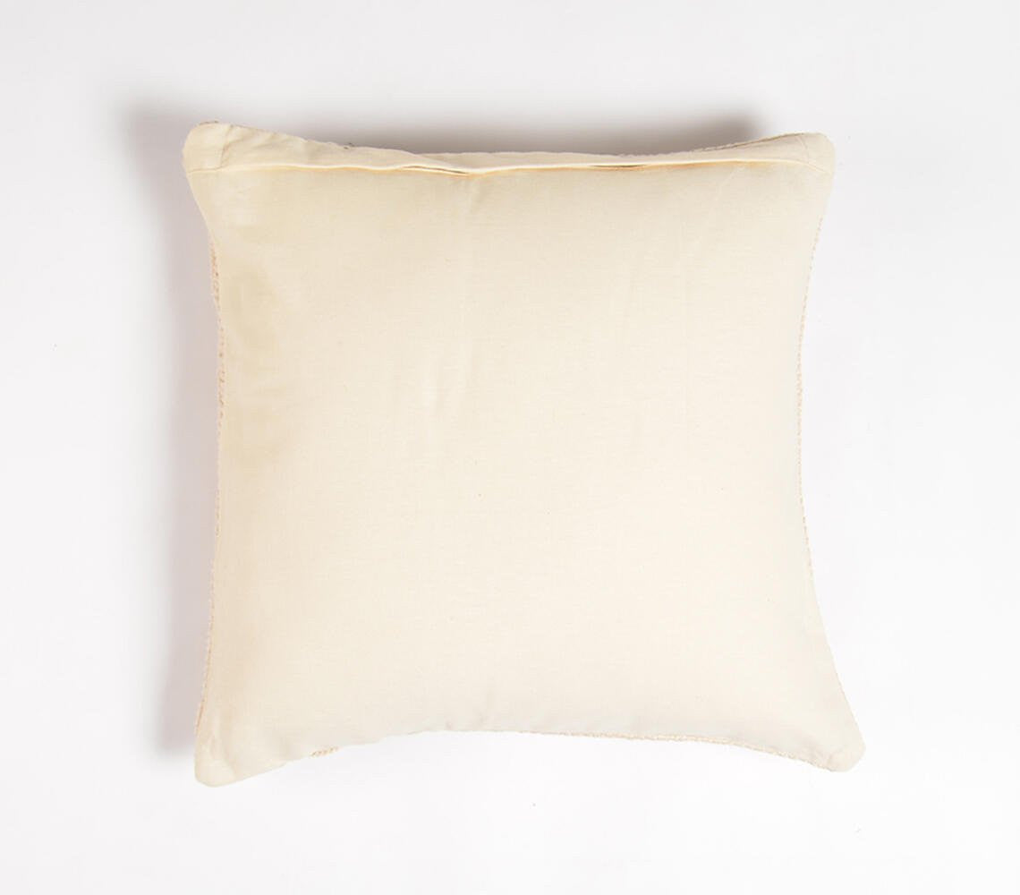 18" White Cotton Throw Pillow Cover FurniFindUSA