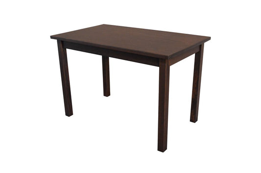 48" Raw Umber Solid Wood Dining Table HomeRoots
