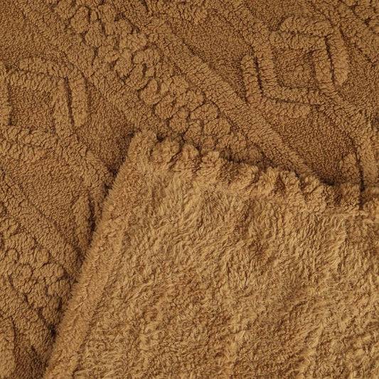 King Camel Fleece Knitted Plush Blanket