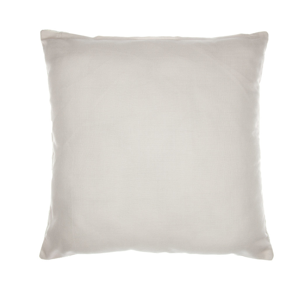 20" Yellow and Gray Check Throw Pillow With Embroidery FurniFindUSA