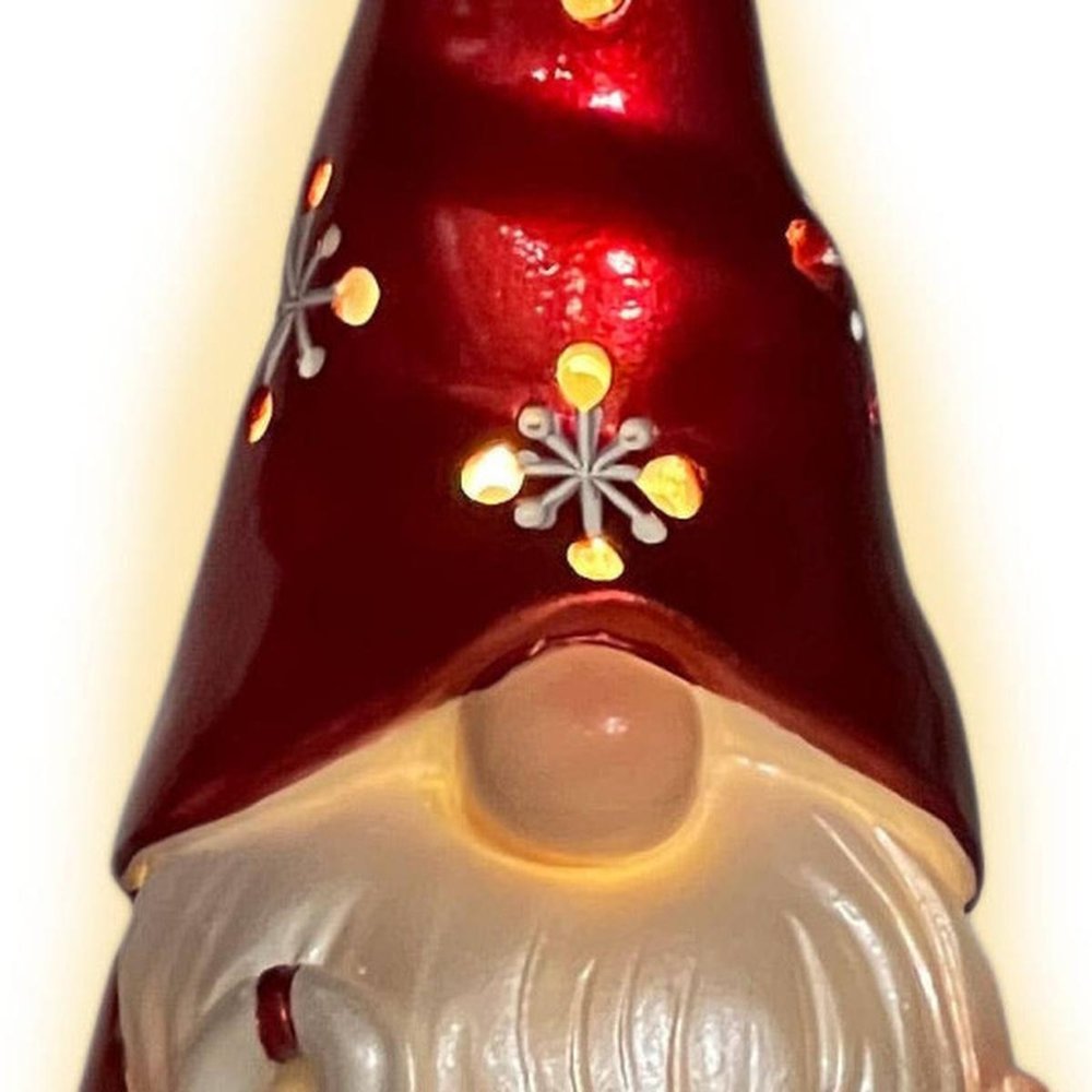 Set of Three Animated White And Red Resin Hanging Figurine Ornament s HomeRoots