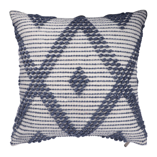 20" Blue Geometric Throw Pillow FurniFindUSA