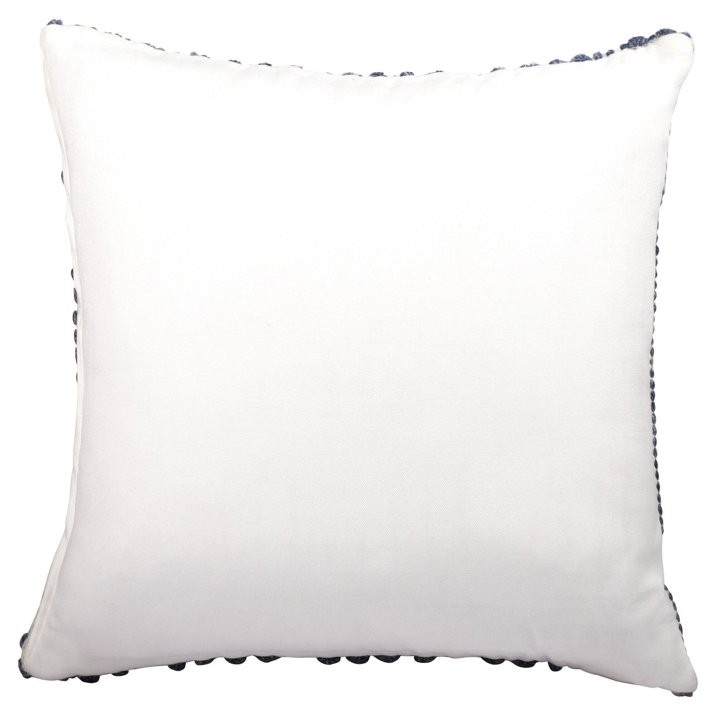 20" Navy and White Geometric Throw Pillow FurniFindUSA
