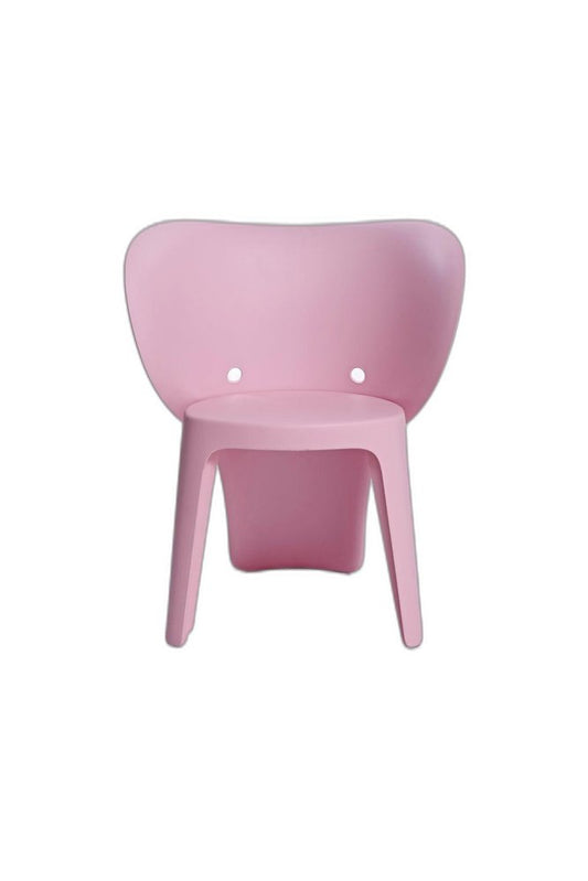 Set Of Four Pink Heavy Duty Plastic Juvenile Chairs HomeRoots