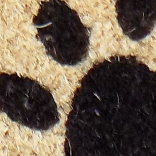 18" X 30" Brown and Black Coir Woof Outdoor Door Mat HomeRoots