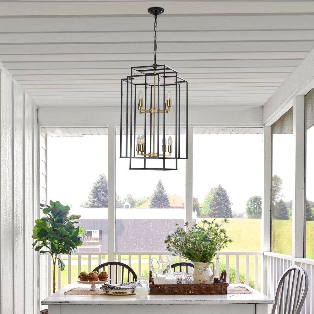 Gold Chandelier Metal Ceiling Light HomeRoots