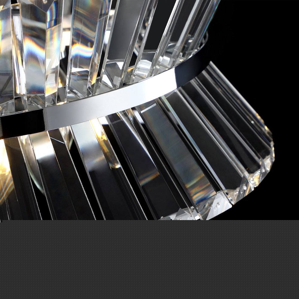 Clear Chandelier Crystal Ceiling Light HomeRoots