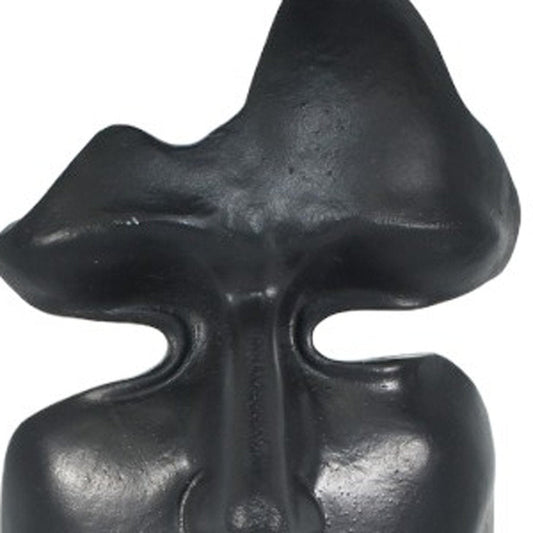 6" Black Resin Tabletop Sculpture HomeRoots