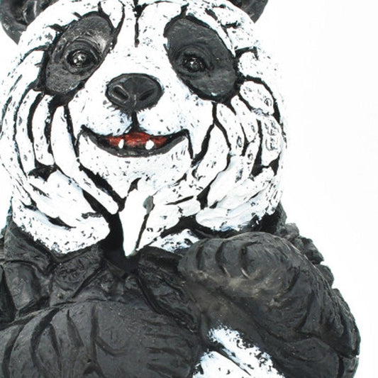 6" Black And White Resin Panda Tabletop Sculpture HomeRoots