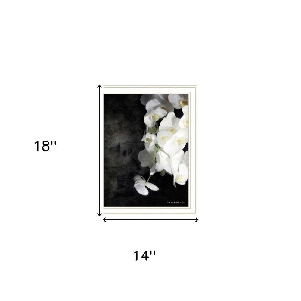 Set Of Two "Botanical Flowers " White Framed Wall Art HomeRoots