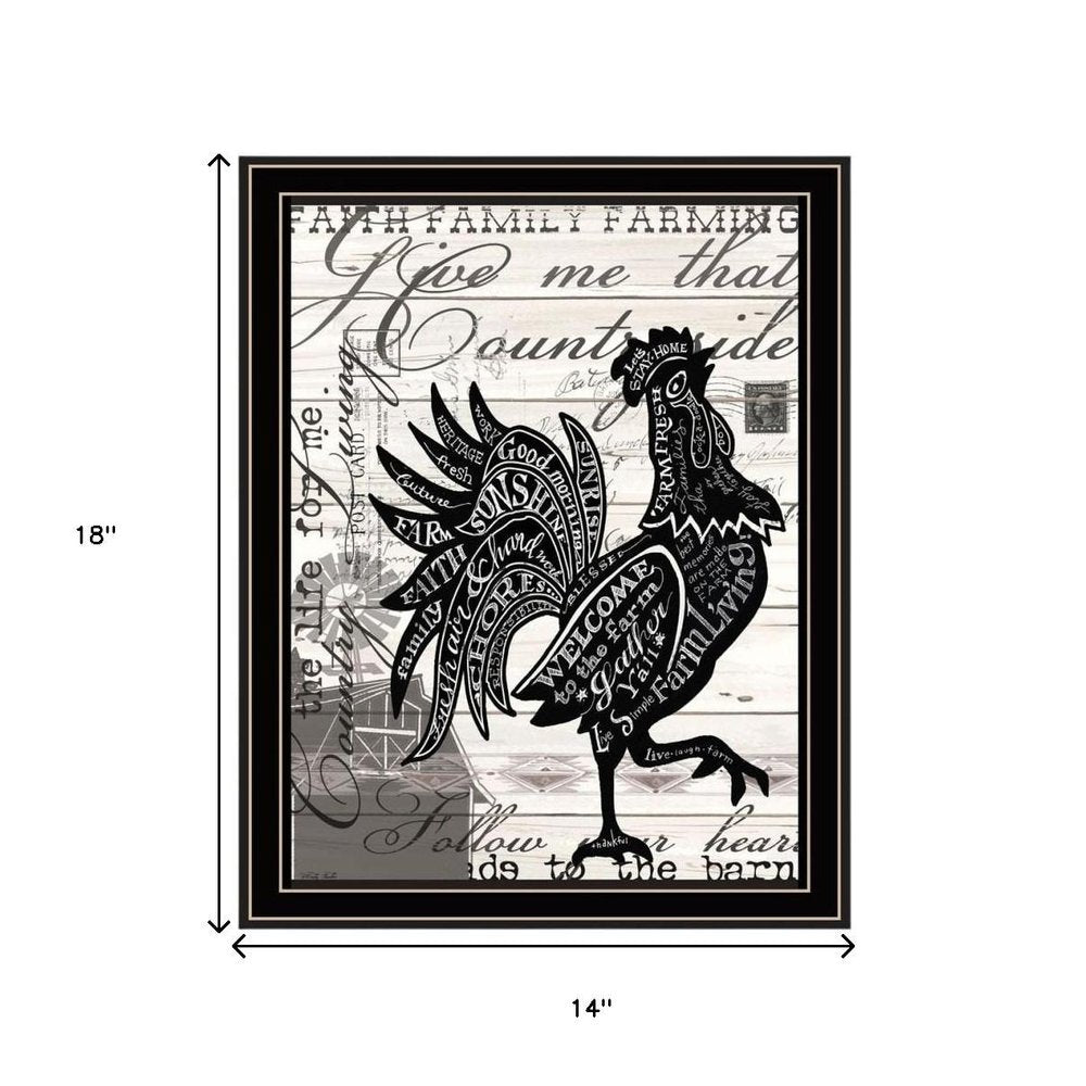 Set Of Two "OH What FuneJust try reading these!" Black Framed Wall Art HomeRoots