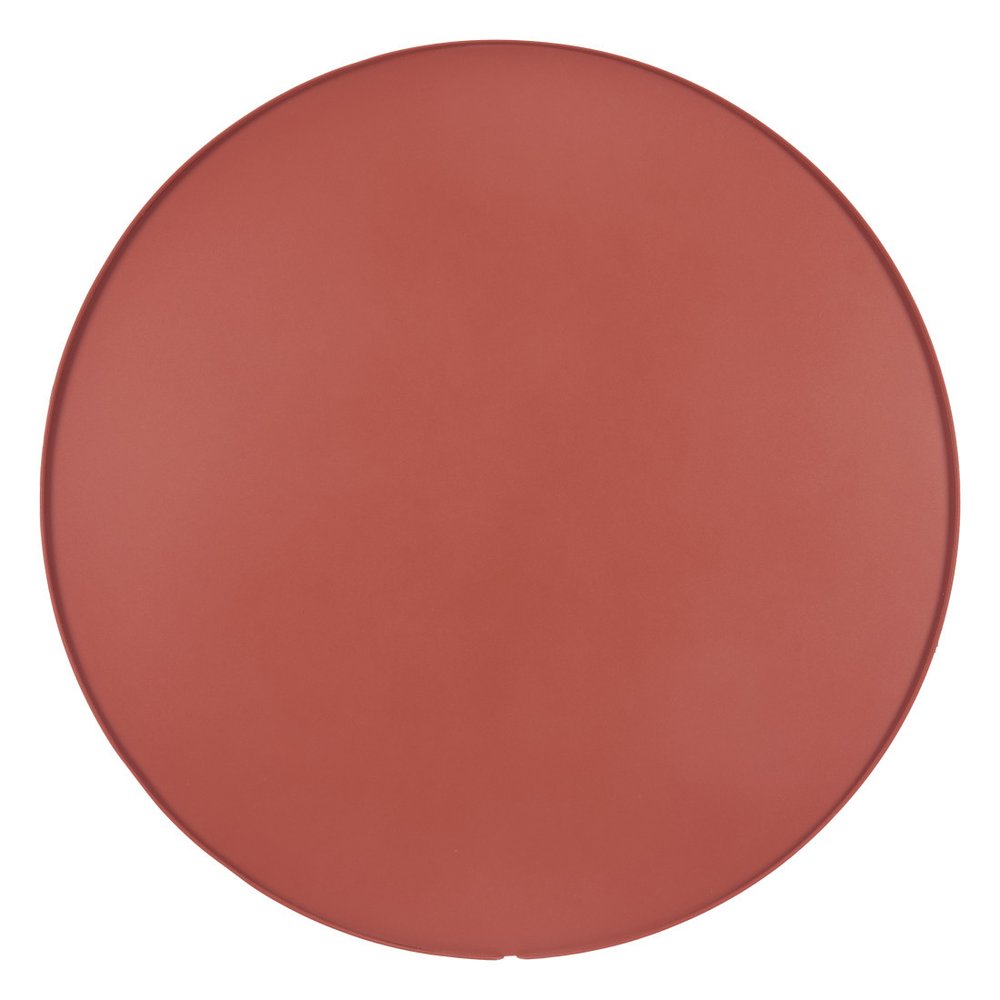 19" Brown Aluminum Round Drum End Table HomeRoots