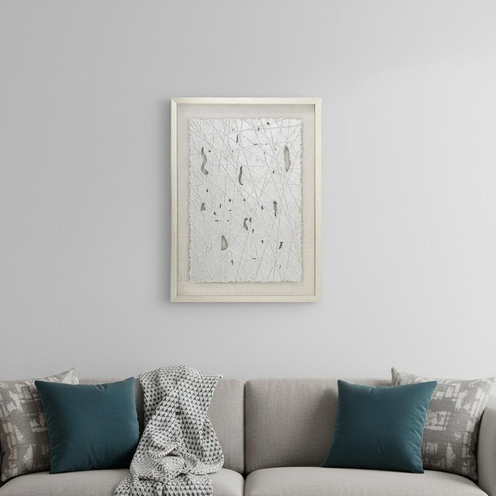 Lustrous Beauty Silver Shadowbox Textual Art Wall Art HomeRoots