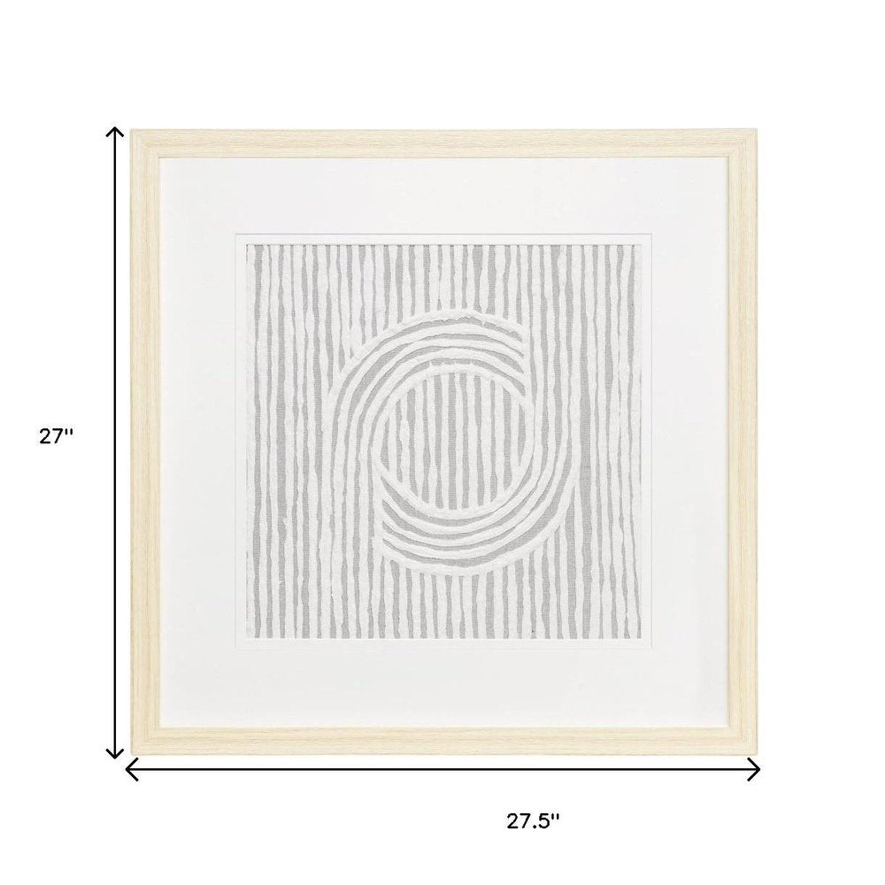 Zinnia II Brown Shadowbox Minimalistic Wall Art HomeRoots